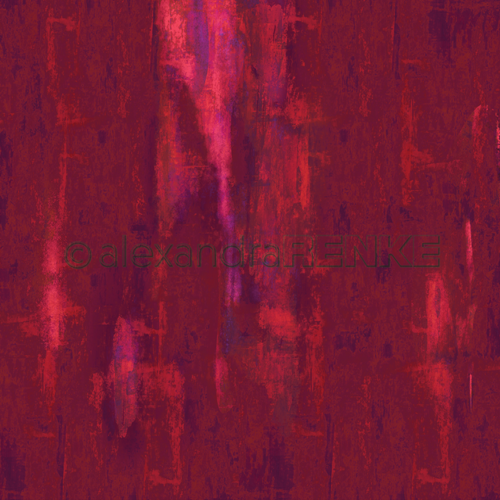 Alexandra Renke - Autumn Wild - Dark Red - 12x12"
