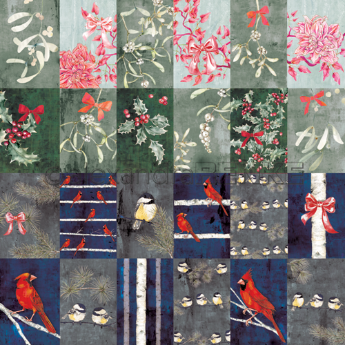 Alexandra Renke - Winterbirds Card Sheet - 12x12"