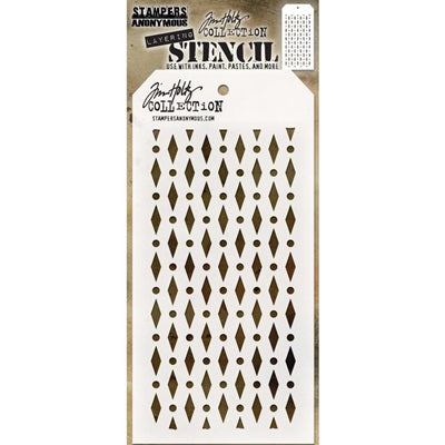 Tim Holtz - Layered Stencil - Diamond Dot