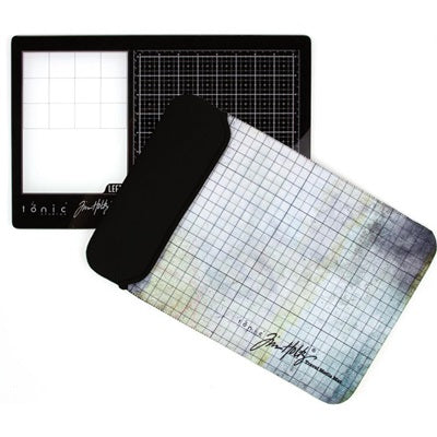 Tonic Studios - Tim Holtz - Left Handed - Travel Glass Media Mat