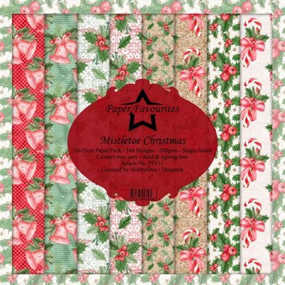 Paper Favourites - Mistletoe Christmas - Paper Pack    6 x 6"