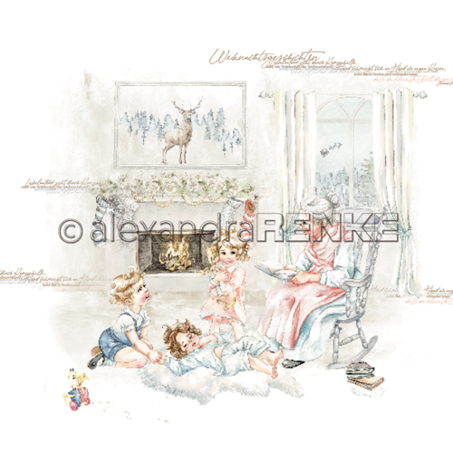 Alexandra Renke - Christmas Kids - Once upon a time - 12x12"
