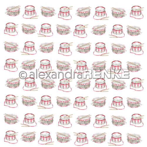 Alexandra Renke - Christmas Kids - Rapport Drums - 12x12"