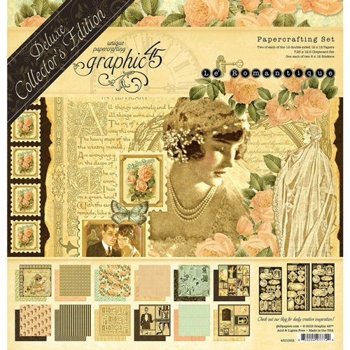 Graphic45:Le Romantique - Deluxe Edition Collection  12 x 12"