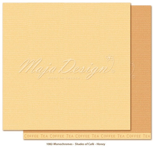 Maja Design - Monochromes - Shades of Little street cafe - Honey 12 x 12"