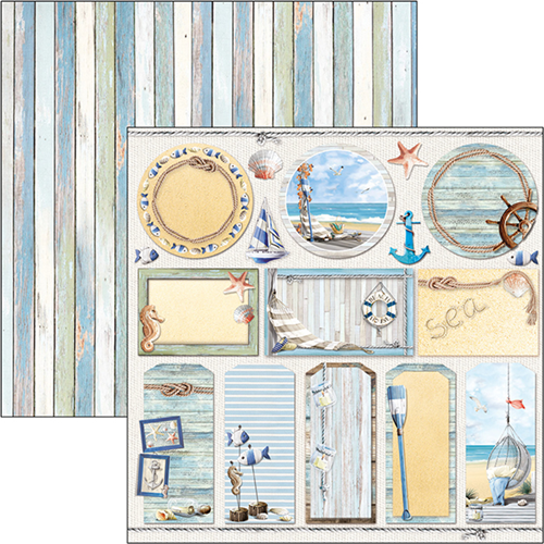 Ciao Bella - The sound of summer - Tags 12 x 12"