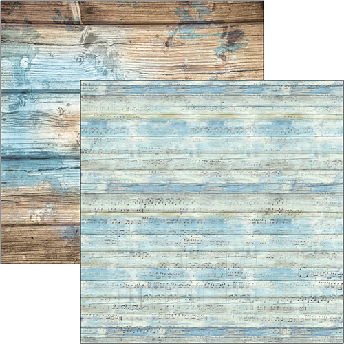 Ciao Bella - The sound of summer - Coastal Wood 12 x 12"