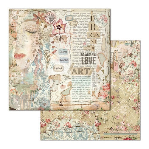 Stamperia - Imagine - Love Art    12 x 12"