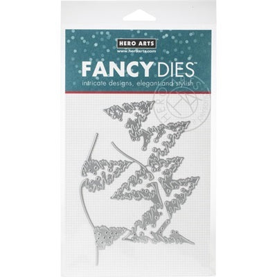 Hero Art - Dies - Tri-fold Edge Winter Pine