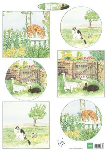Marianne Design - Utklippsark - Tiny's Cats