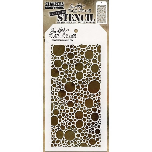 Tim Holtz - Layered Stencil - Bubbles