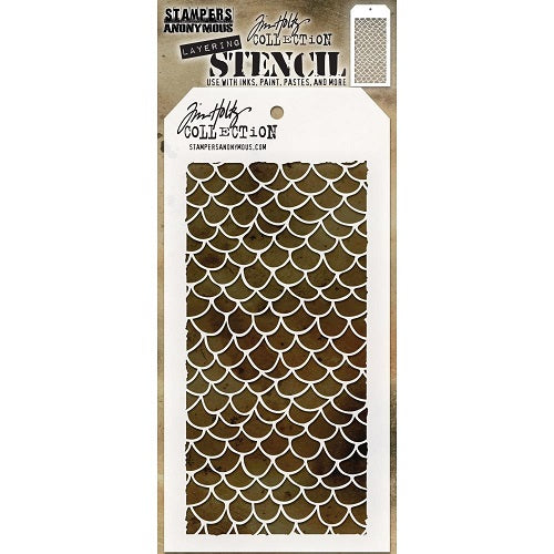Tim Holtz - Layered Stencil - Scales