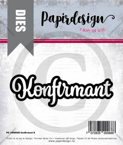 Papirdesign - Dies - Konfirmant 9