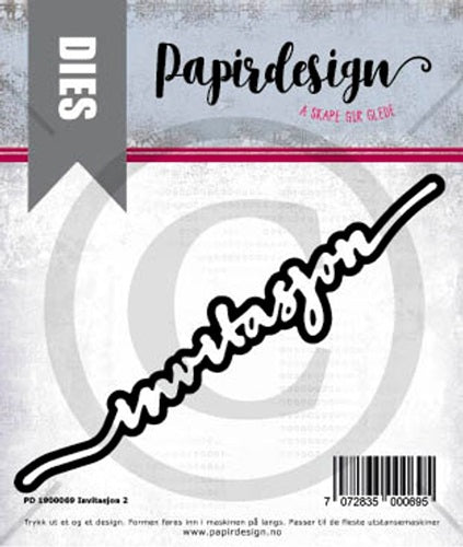 Papirdesign - Dies - Invitasjon 2