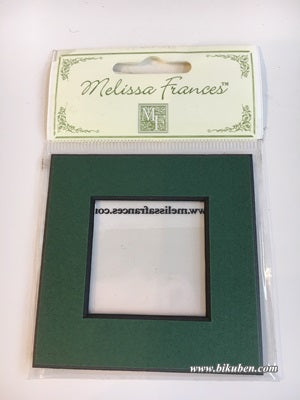 Melissa Frances - Frame - Square - Dark green