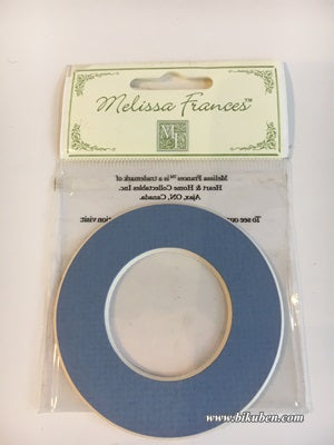 Melissa Frances - Frame - Circle - Blue