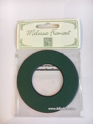 Melissa Frances - Frame - Circle - Dark green