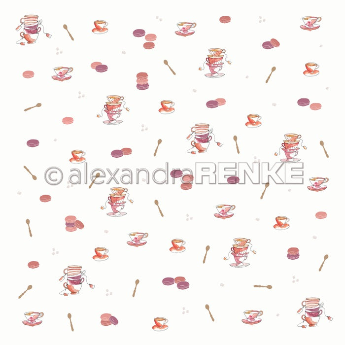 Alexandra Renke - Get well soon - Teacups 12x12"