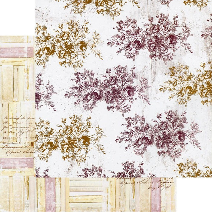 Prima - Pretty Mosaic - Floral Toile   12 x 12"
