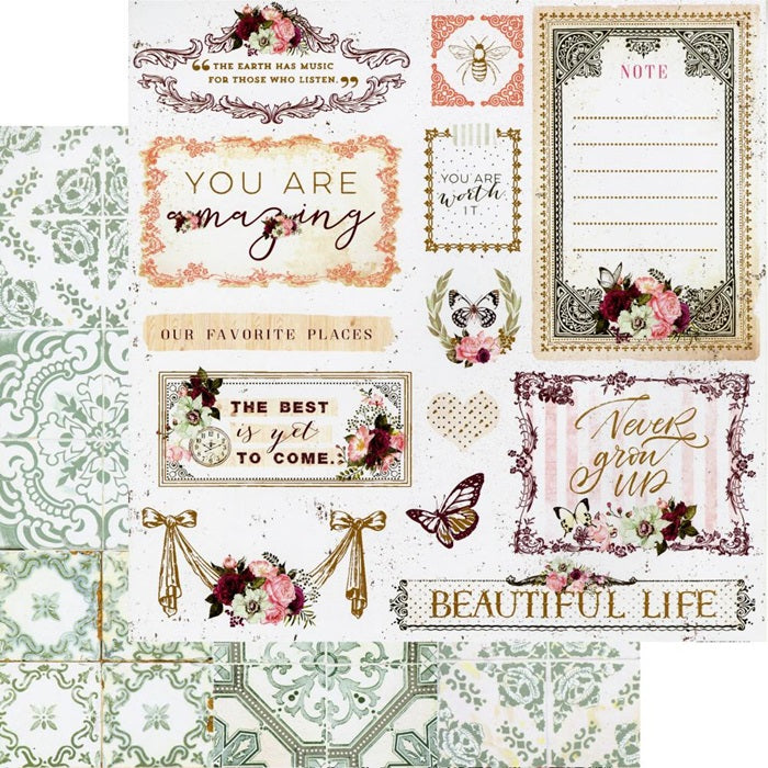 Prima - Pretty Mosaic - Beautiful Life    12 x 12"