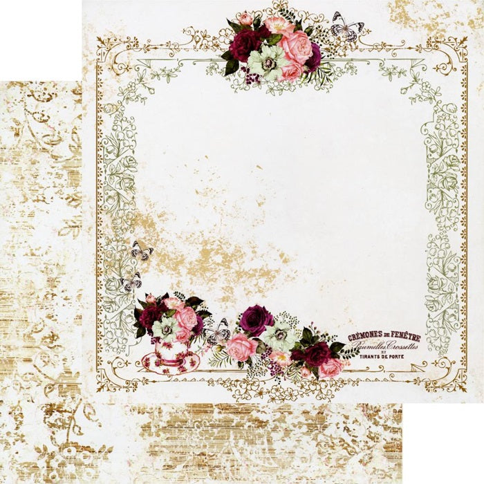 Prima - Pretty Mosaic - Tea Roses    12 x 12"