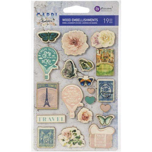 Prima - Capri - Wood Stickers