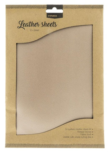 Studiolight - Fake Leather Paper - Antique Bronze