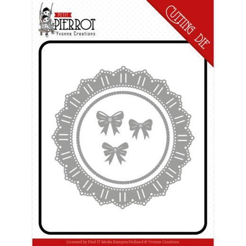 Yvonne Creations - Dies - Petit Pierrot - Lace circle and bows