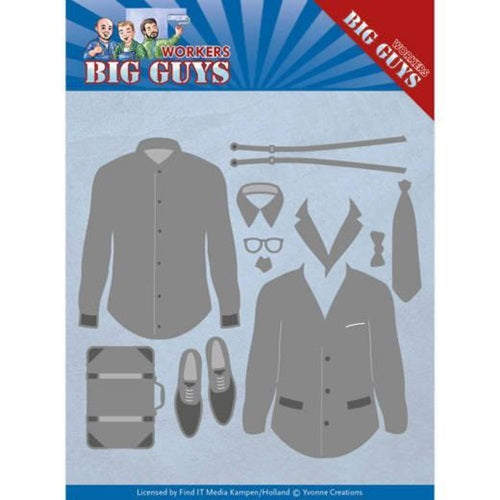 Yvonne Creations - Dies - Big Guys - Dressed to impress