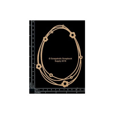 Scrapaholics - Chipboard - Easter String Frame