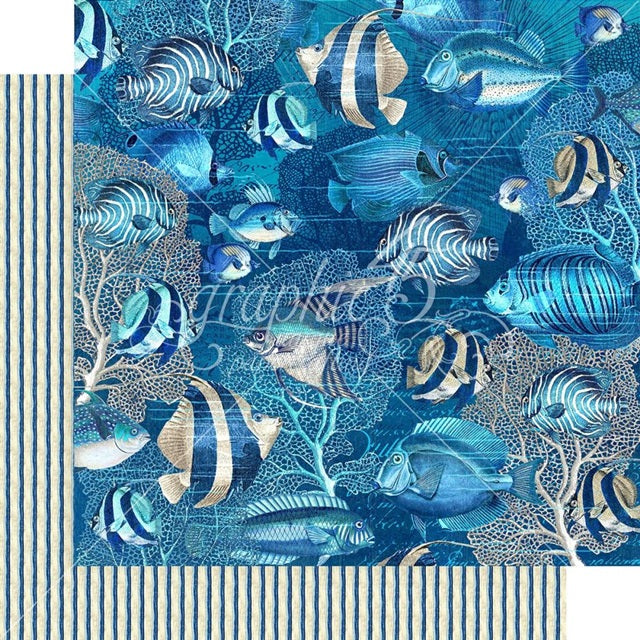 Graphic45 - Ocean Blue - Capri    12 x 12"