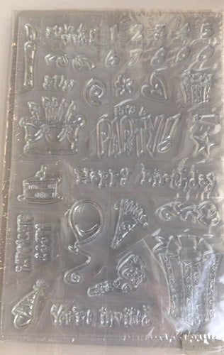 Dimensions - Clear stamps - Birthday Bash