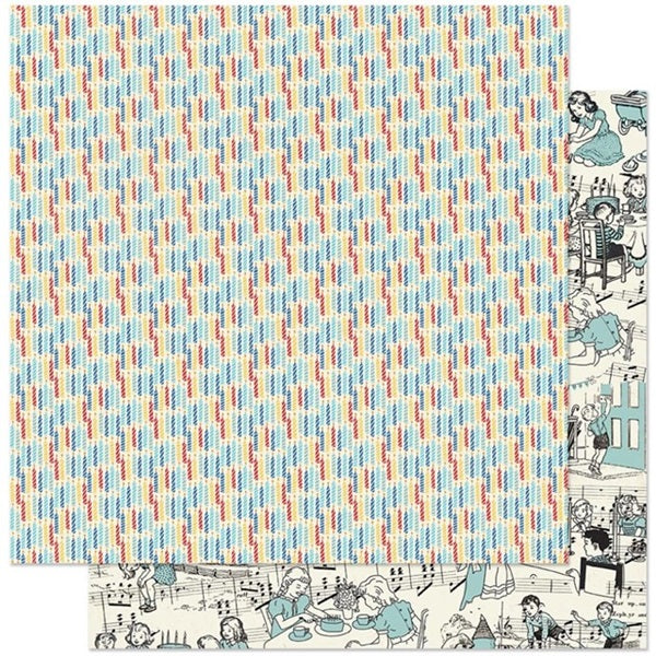 Authentique - Hooray - Candles 12 x12"