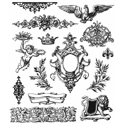 Tim Holtz Collection - Cling Stamps - Urban Elements