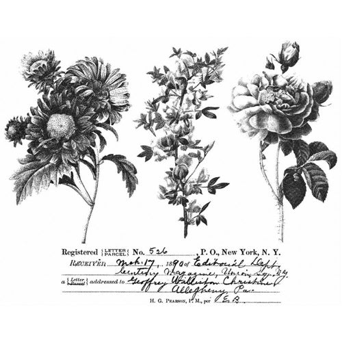 Tim Holtz Collection - Cling Stamps - Flower Shop