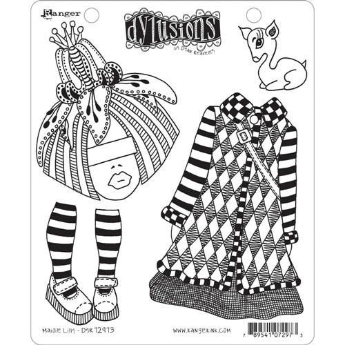 Dylusions - Cling Stamps - Maisie Lilly