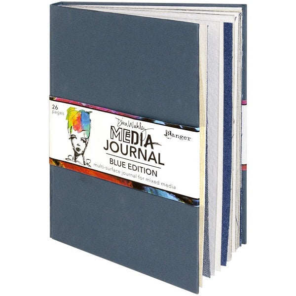 Dina Wakley Media - Journal - Blue Edition  8 x 10"