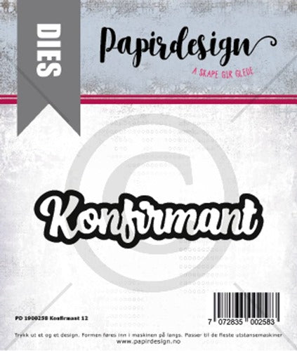 Papirdesign - Dies - Konfirmant 12