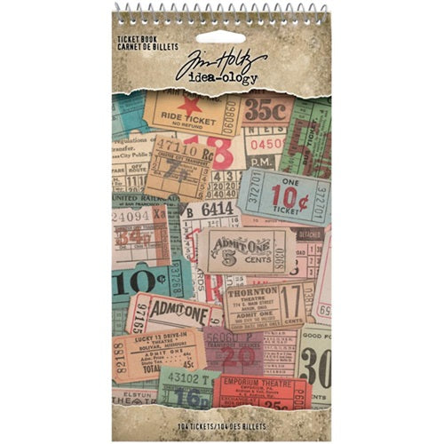 Tim Holtz- Idea-ology - Ticket Sticker Book