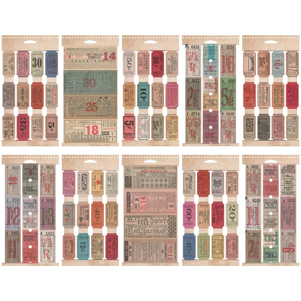 Tim Holtz- Idea-ology - Ticket Sticker Book