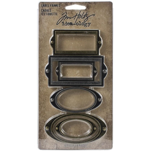Tim Holtz: Ideaology - Metal Label Frames