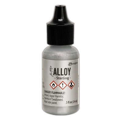 Tim Holtz - Alcohol Inks - Alloys - Sterling
