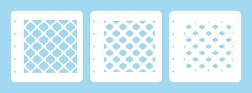 Nellie Snellen - Layered Combi Stencil Set - Eastern Oval