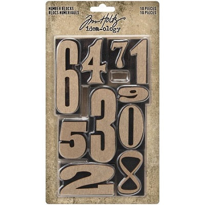 Tim Holtz - Idea-Ology - Number Blocks