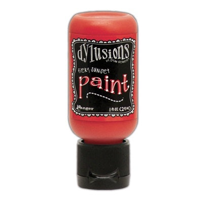Dylusions - Acrylic Paint 1 oz Bottle - Fiery Sunset