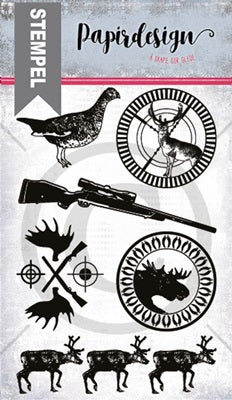 Papirdesign - Clear stamps - Hjort