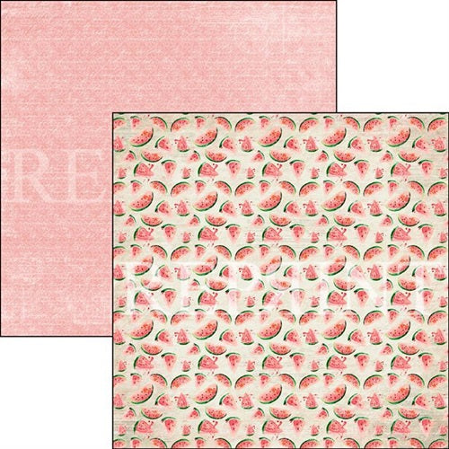 Reprint - At the Sea - Watermelons - 12 x 12"