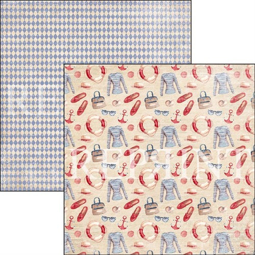 Reprint - At the Sea - Clothes - 12 x 12"