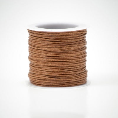 Kort & Godt - Vokset Bomullstråd - Rull - Brun