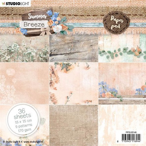 Studiolight - Summer Breeze - Paper Pad 2 - 6 x6 "